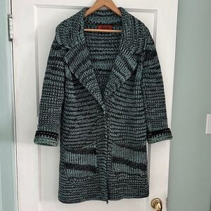 Missoni cardigan sweater coat space dyed